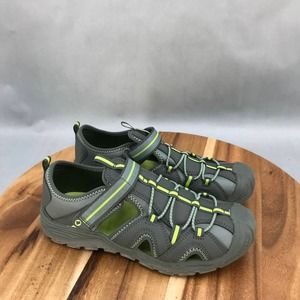 Merrell Hydro 2 Water Shoes Youth 5 M Gray Green Waterproof Adjustable‎ Low Top
